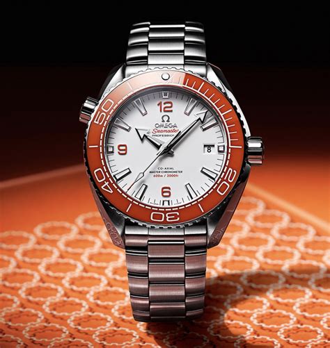 omega orange bezel|omega seamaster planet ocean chronometer.